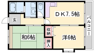 グリーンヒル山の街の物件間取画像